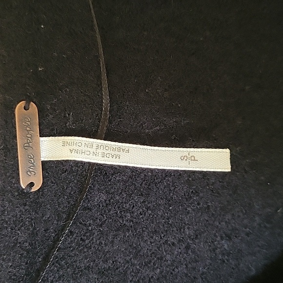 Free People Womens Softly Vee Black Wool Yak Blend V-Neck Sweater - Size Small - Picture 10 of 11